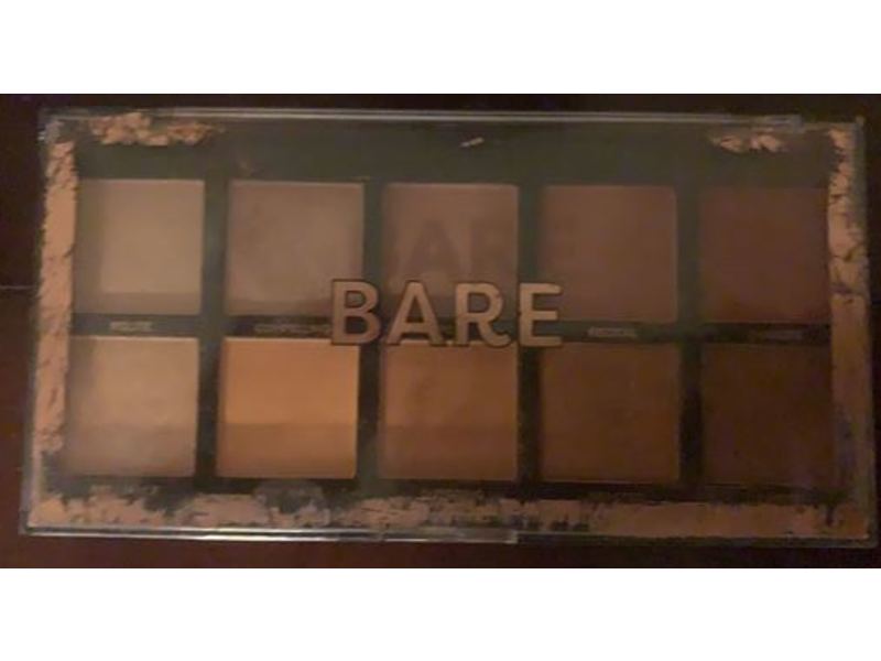 Profusion Cosmetics Bare 10 Shade Eyeshadow Palette, 0.56 oz/16 g