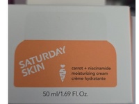 Saturday Skin Face Moisturizing Cream, Carrot + Niacinamide, 1.69 fl oz/50 mL - thumbnail 2