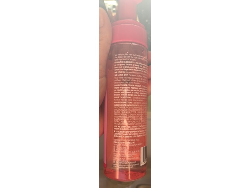 Cake Beauty The Curl Friend Curl Shape & Stay Gel To Foam, Fluffy Lemon Meringue Scent, 6.8 fl oz/200 mL