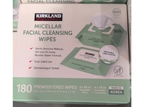 Kirkland Signature Micellar Facial Cleansing Wipes, 180 Count - thumbnail 2