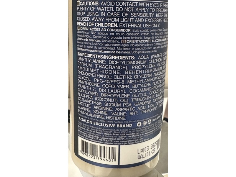 Truss Professional Hair Reconstructor, Deluxe Prime, 8.7 fl oz/260 mL