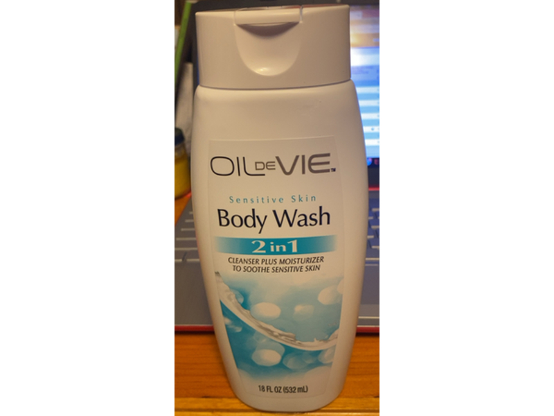 Oil De Vie Sensitive Skin 2 In 1 Body Wash, 18 fl oz/532 mL