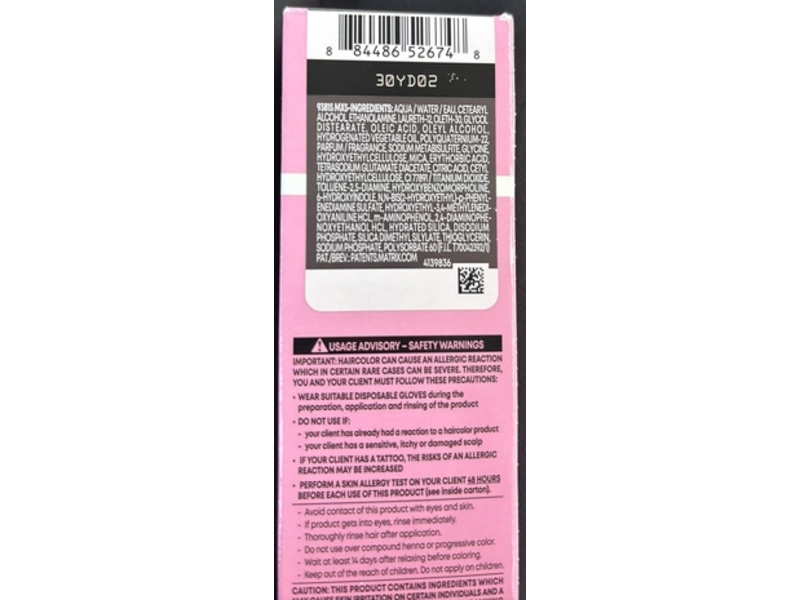 Matrix Super Sync Demi-Permanent Hair Color, 8NN/8.00, 3 fl oz/85 mL