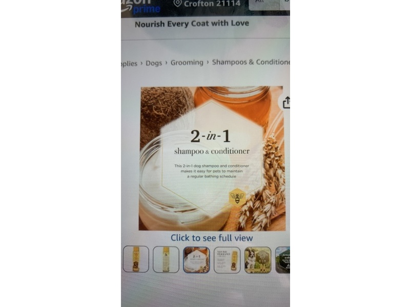 Burt's Bees Shampoo and Conditioner, Milk And Honey, 12 fl oz/354 mL