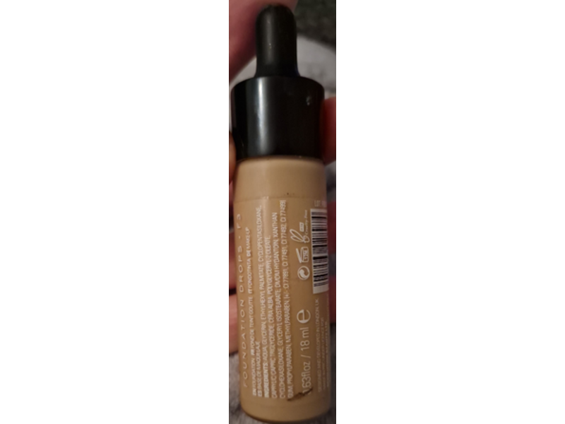 Revolution Pro Foundation Drops, F3, 3.63 fl oz/18 mL