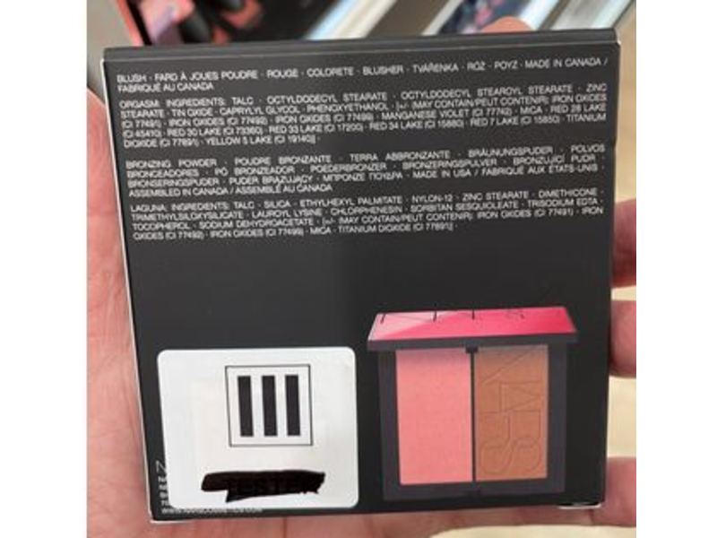 Nars Summer Unrated Blush Bronzer Duo, Orgasm/Laguna, 0.33 oz/9.5 g