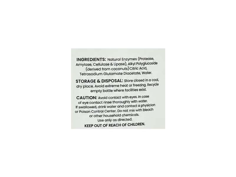 Ginger Lily Farms Bio-Enzyme 5-IN-1 Multi-Surface Cleaner Refill, 128 oz/3.78 L