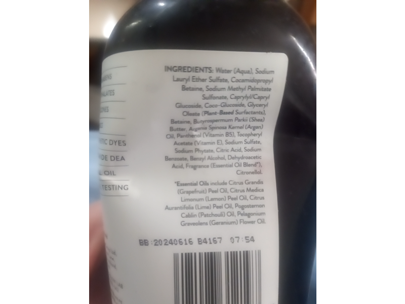 Glow Lab Body Wash, Rhubarb & Rose, 13.52 fl oz/400 mL