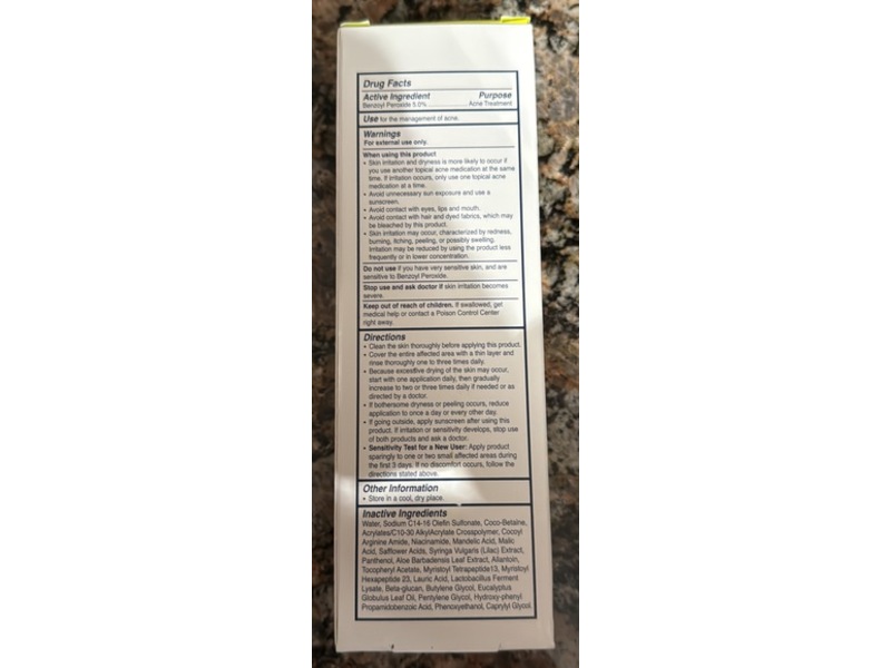 SLMD BP Body Wash, 5% Benzoyl Peroxide, 6 fl oz/178 mL