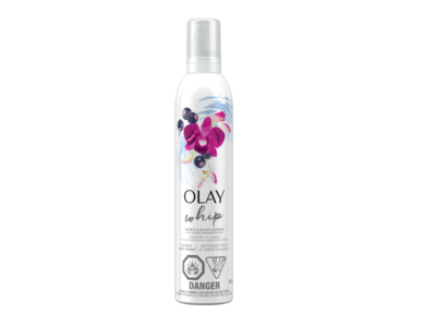 Olay Foaming Whip Body Wash, Orchid & Black Currant, 10.3 oz/293 g