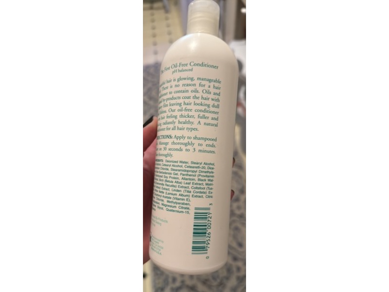 Mill Creek Sleepy Hollow Oil-Free Conditioner, 16 fl oz/480 mL