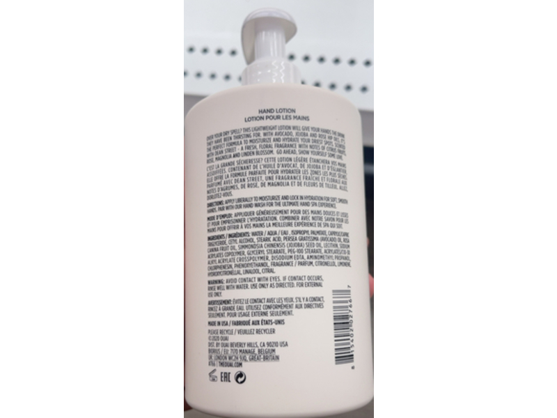 OUAI Hand Lotion, Dean Street, 16 fl oz/474 mL