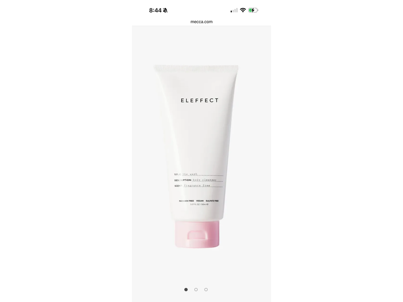 Eleffect The Wash Body Cleanser, Fragrance Free, 5.07 fl oz/150 mL