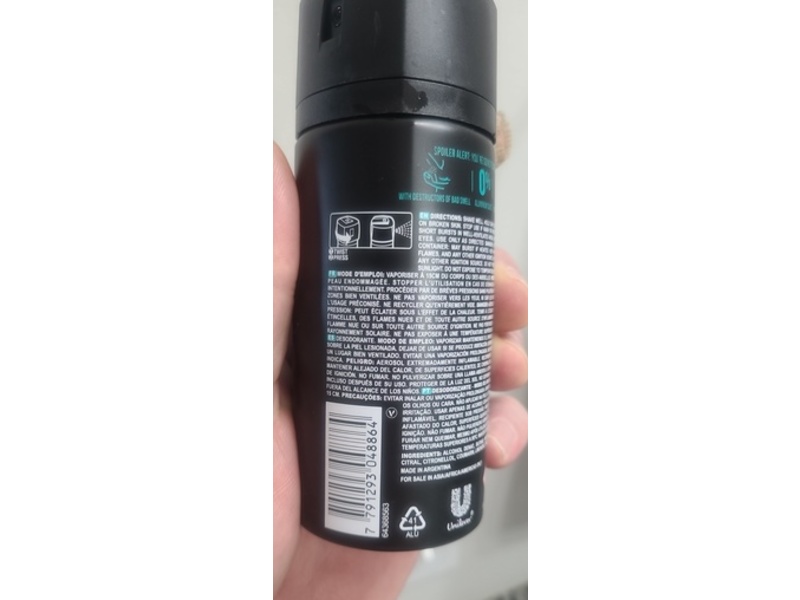 Axe Apollo Deodorant Body Spray, Citrus & Cedarwood, 150 mL