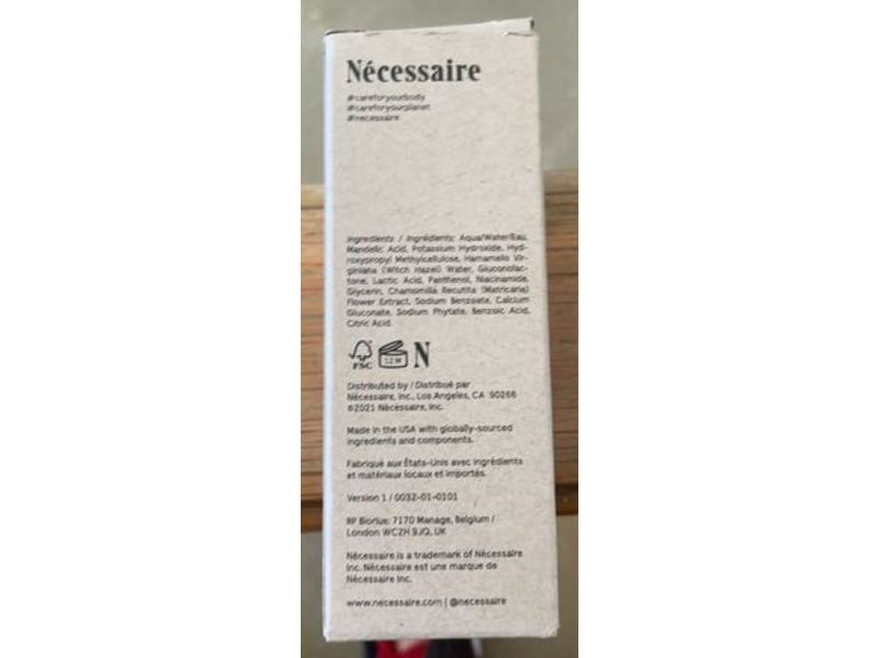 Necessaire The Deodorant Gel, Fragrance Free, 1.7 fl oz/50 mL