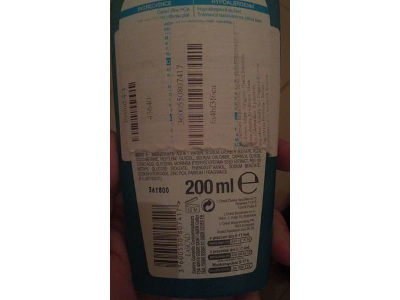 Mixa Sensitive Skin Expert Gentle Purifying Gel, Anti-Imperfection, 200 ml