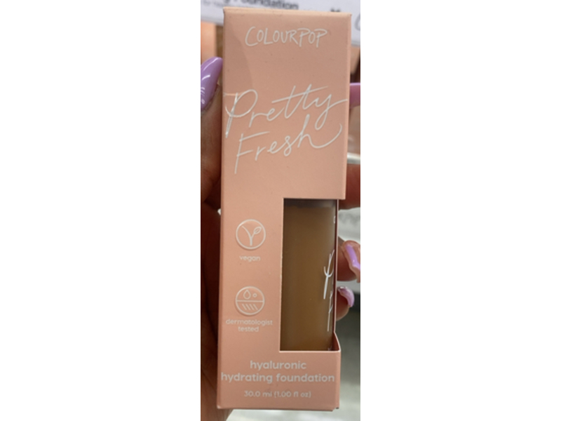 Colourpop Pretty Fresh Hydrating Foundation, Hyaluronic, Dark 175w, 1.0 fl oz/30 mL