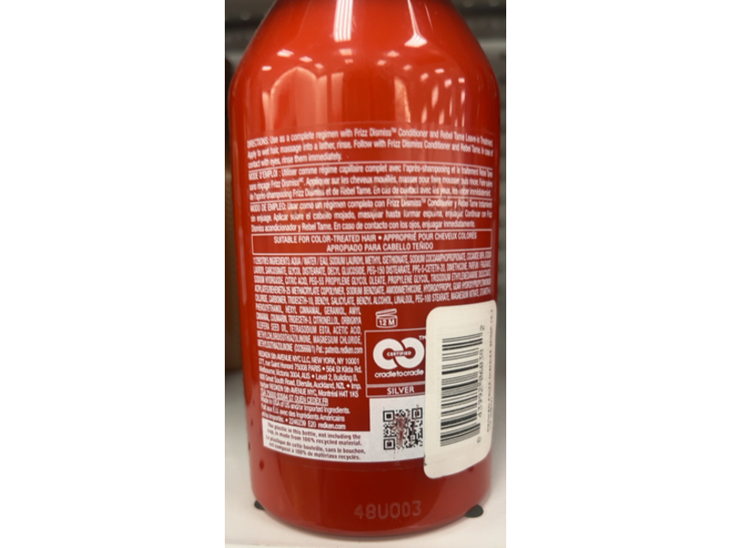 Redken Frizz Dismiss Shampoo, 10.1 fl oz/30 mL