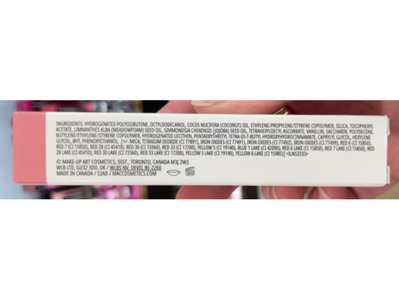 M.A.C Lipglass Non Sticky Gloss, Snobbish, 0.17 fl oz/5 mL