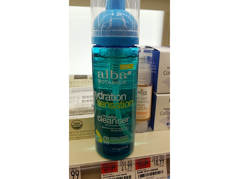 alba hydration sensation cleanser