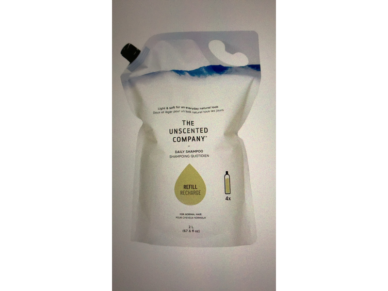 The Unscented Company Daily Shampoo Refill, 67.6 fl oz/2 L