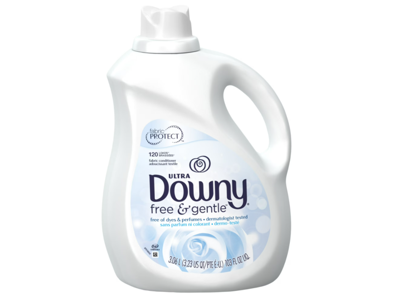 Ultra Downy Free & Gentle Liquid Fabric Softener , 103 fl oz/3.06 L