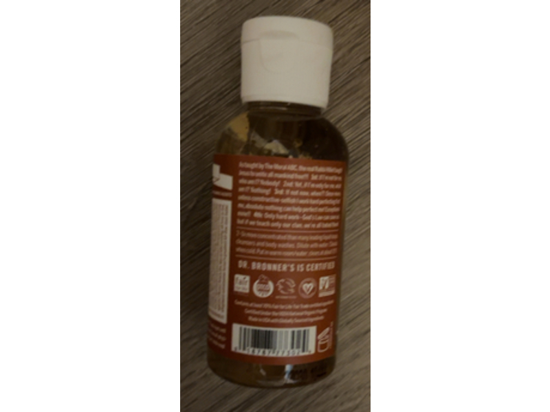 Dr. Bronner's 18-In-1 Pure-Castile Soap, Hemp Eucalyptus, 2 fl oz/59 mL, Pack Of 2