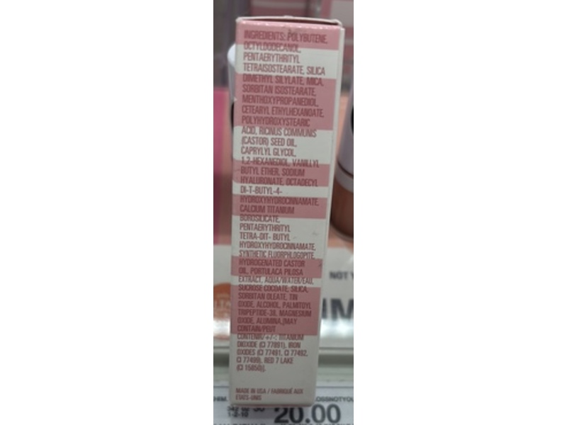 Kylie Cosmetics Plumping Gloss, 618 Curve Him, 0.10 fl oz/3.22 mL