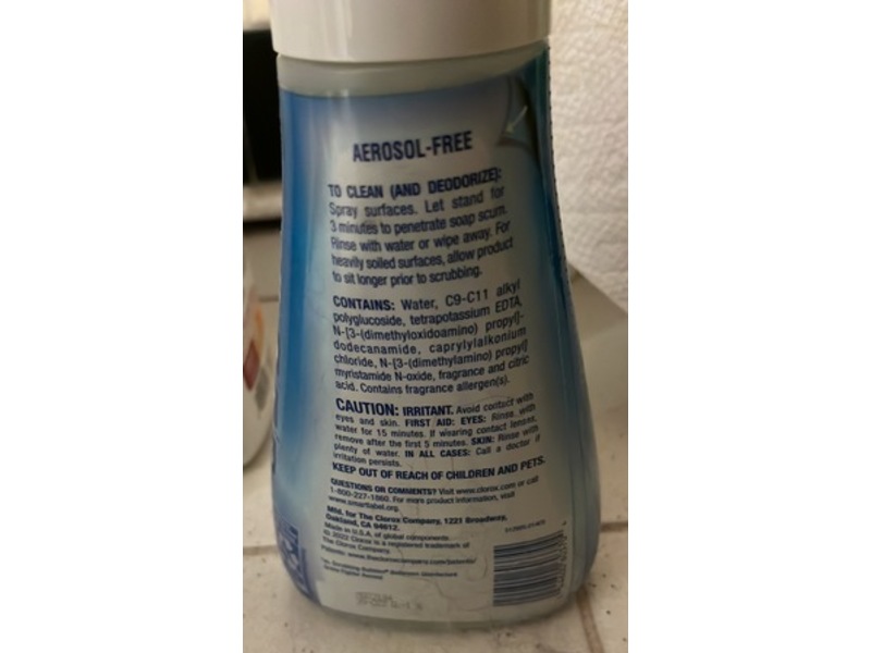 Clorox Bathroom Ultra Foamer, Rain Clean, 16 fl oz/473 mL