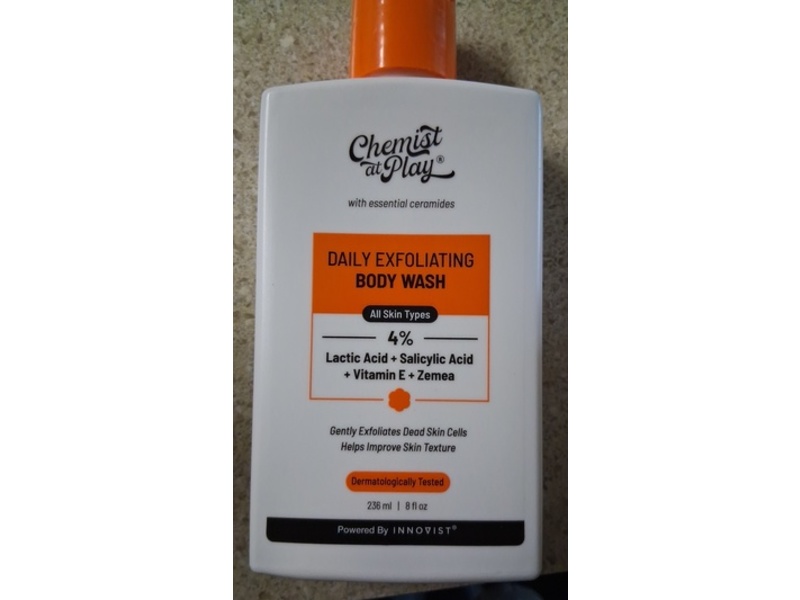 Chemist At Play Daily Exfoliating Body Wash, 8 fl oz/236 mL