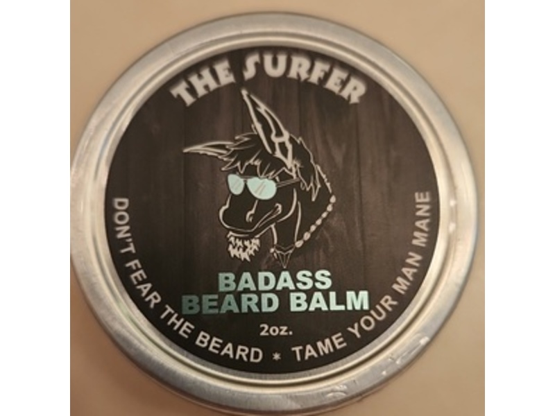 Badass Beard Care Beard Balm, The Surfer, 2 oz