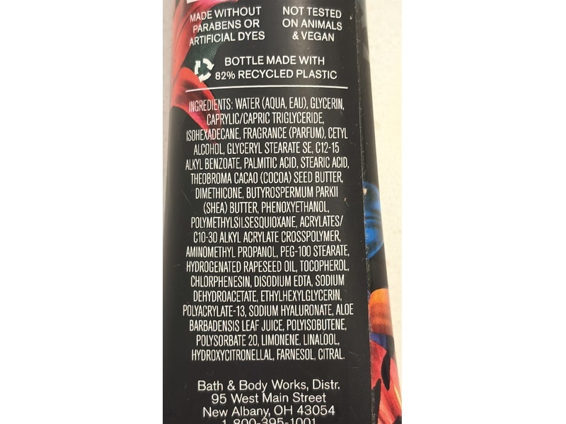 Bath & Body Works Hand Cream, Tropidelic, 1 oz/29 mL