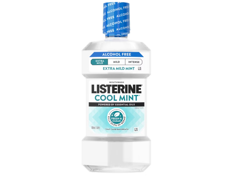 Listerine Fresh & Clean Mouth Wash, Cool Mint, 500 mL