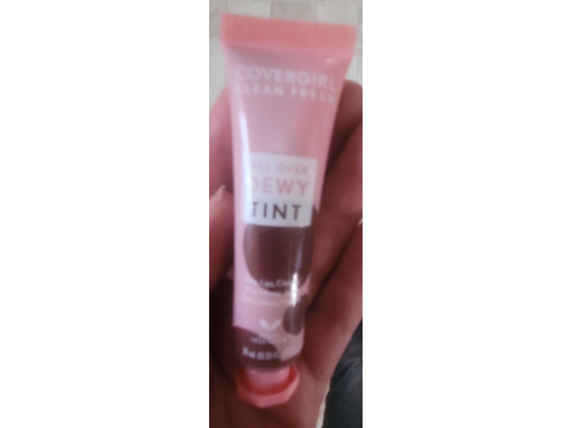 CoverGirl Clean Fresh All Over Dewy Tint, 100 Rosy Brown, 0.33 fl oz/10 mL