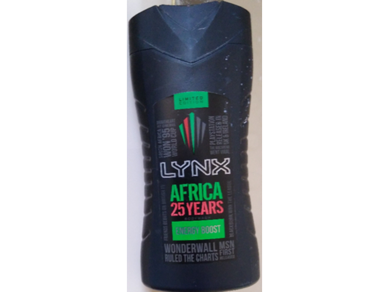 Lynx Africa 25 Years Deodorant, Energy Boost, 250 mL