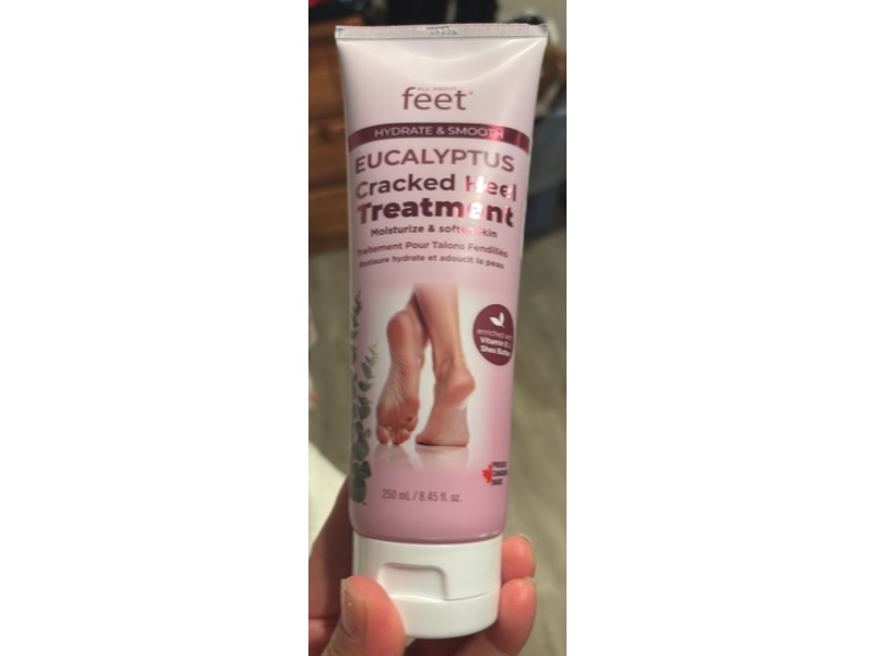 All About Feet Hydrate & Smooth Cracked Heel Treatment, Eucalyptus, 8.45 fl oz/250 mL