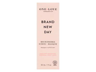 One Love Organics Microderma Scrub + Masque, 1 fl oz/30 mL