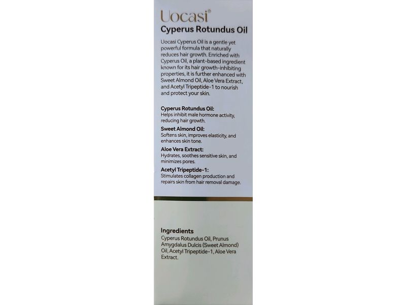 Uocasi Cyperus Rotundus Oil, 2.02 fl oz/60 mL