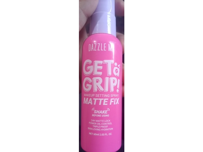 Dazzle Me Get A Grip! Makeup Setting Spray, Matte Fix, 2.03 fl oz/60 mL