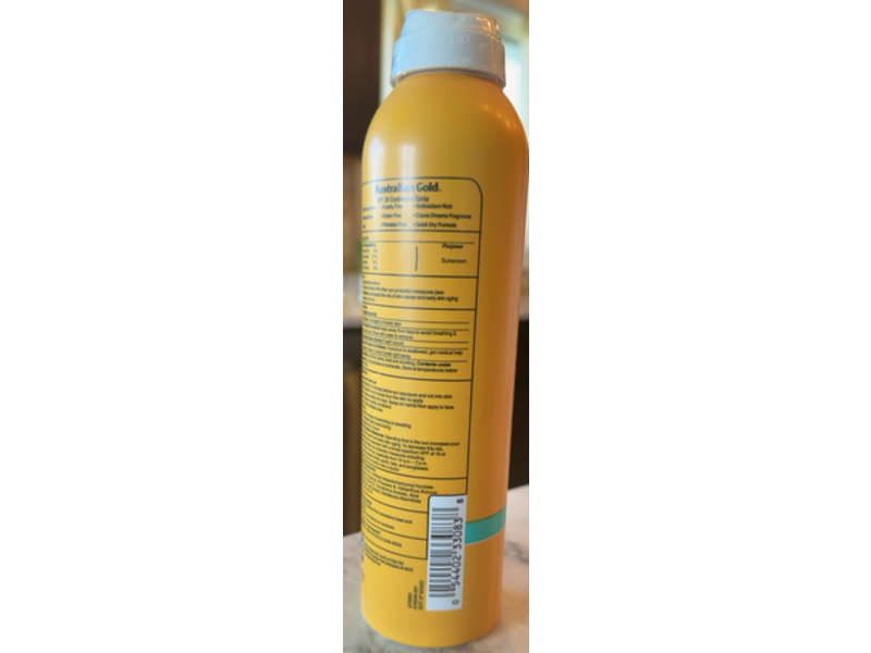 Australian Gold Continuous Spray Sunscreen, SPF 30, 6 oz/170 mL