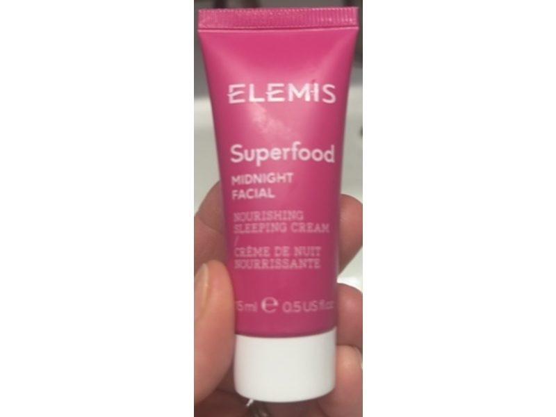 Elemis Superfood Midnight Facial Nourishing Sleeping Cream, 0.5 fl oz/15 mL
