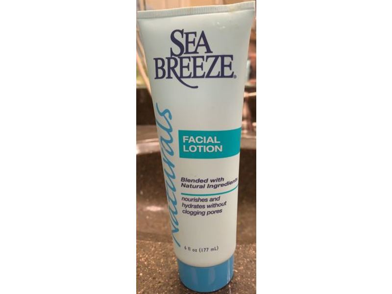 Sea Breeze Naturals Facial Lotion, 6 fl oz/177 mL