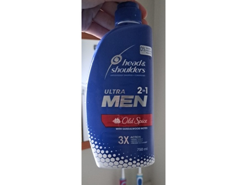 Head & Shoulders Anti-Dandruff Shampoo + Conditioner, Old Spice, 750 mL