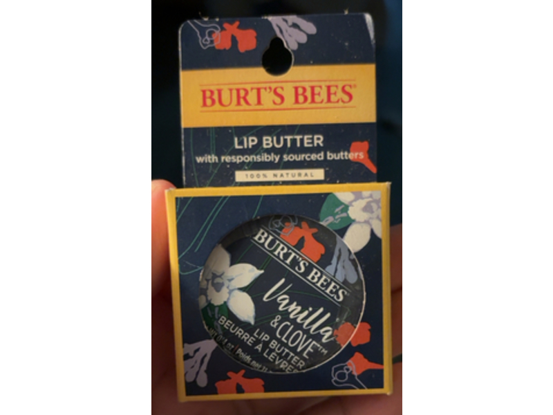 Burt’s Bees Lip Butter, Vanilla & Clove, 0.4 oz/ 11.3 g