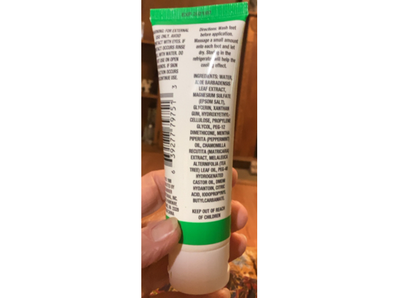 Assured Super Soothing Epsom Salt Foot Gel, 2 oz/57 g