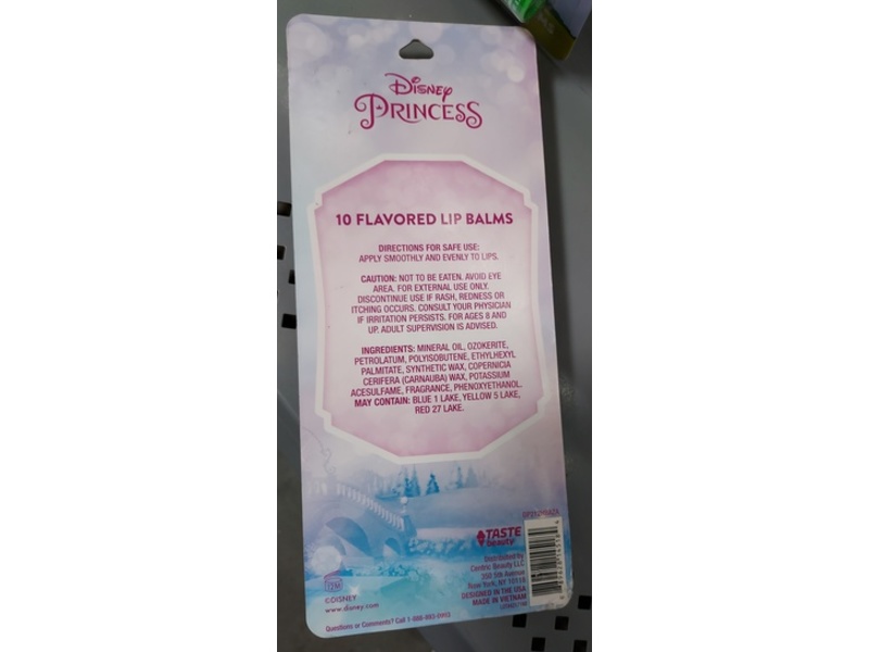 Disney Princess Lip Balm Set, 1.2 oz/34 g, Pack Of 10