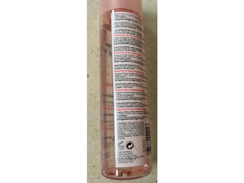 Nuxe Paris Very Rose Micellar Water, 6.7 fl oz/200 mL