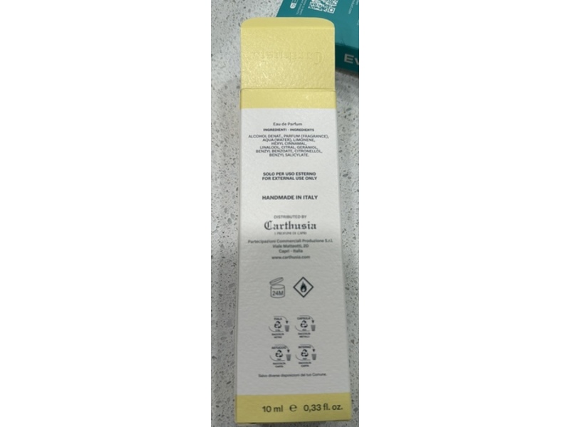 Carthusia Mediterraneo Eau De Parfum Spray, 0.33 fl oz/10 mL