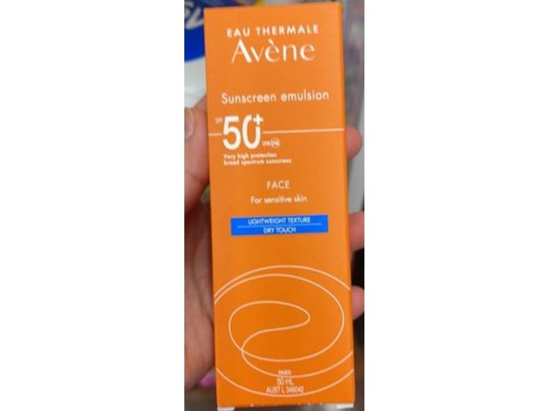 Avene Face Sunscreen Emulsion, SPF 50+, 50 mL