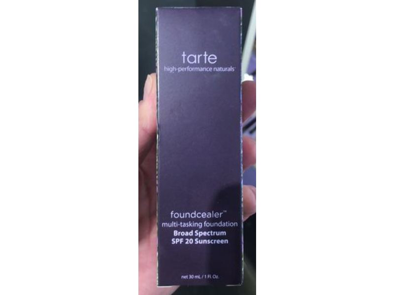 Tarte Foundcealer Multi-Tasking Foundation, SPF 20 27N Light-Medium Neutral, 1 fl oz/30 mL